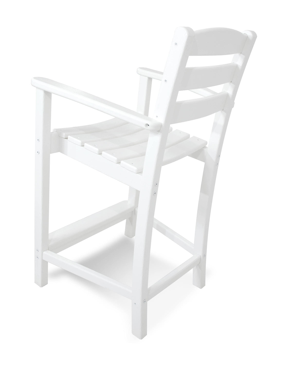 White Counter Arm Chair C4370