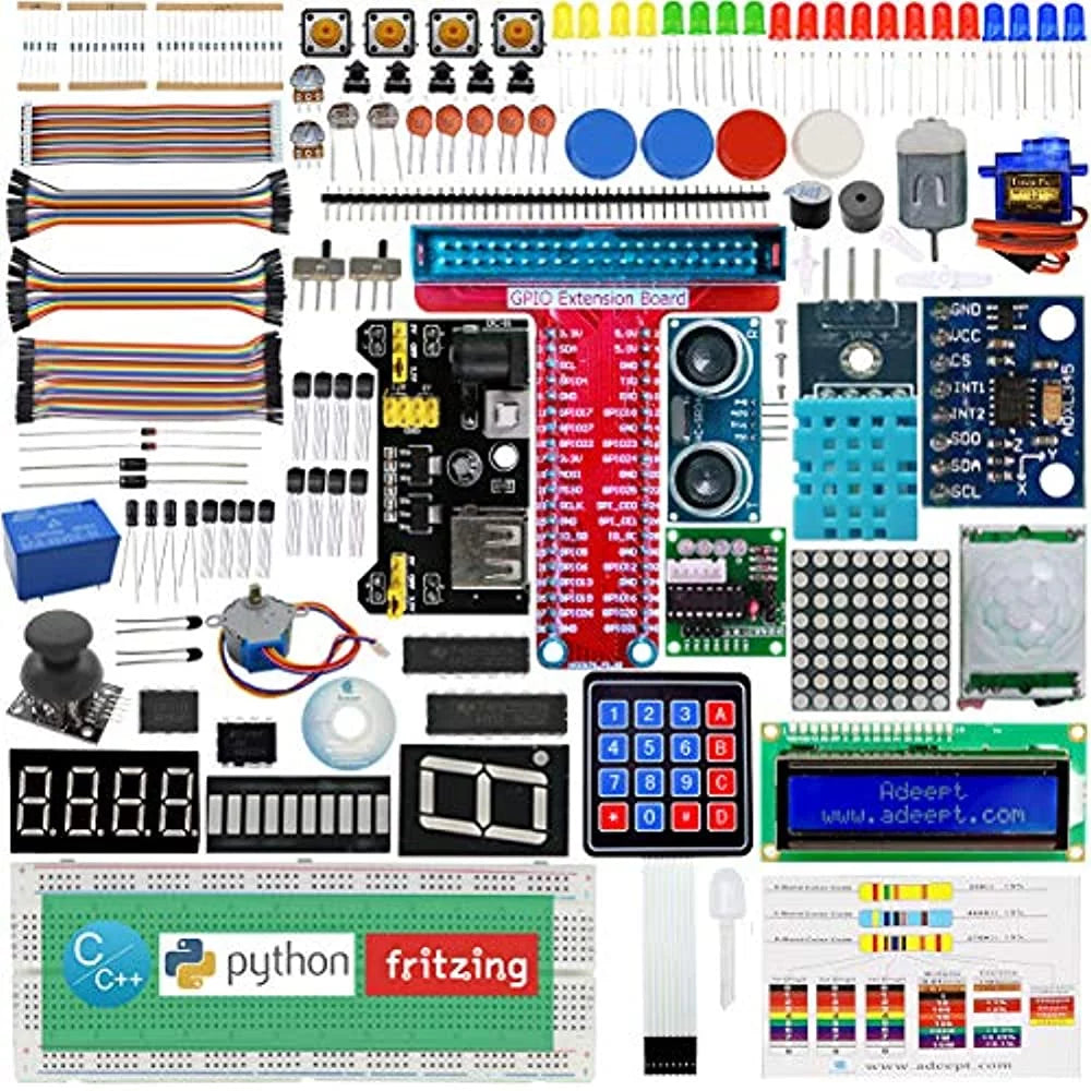 Raspberry Pi 3 2 Model B/B+ Starter Learning Kit T102