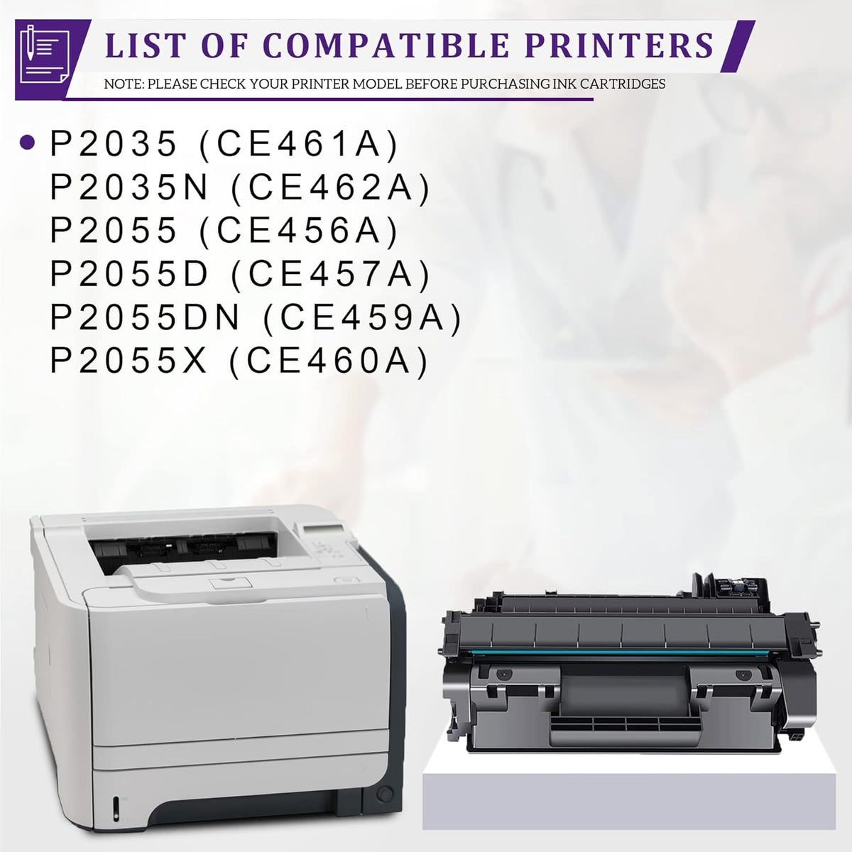2 Pack Black Toner Cartridge L8375