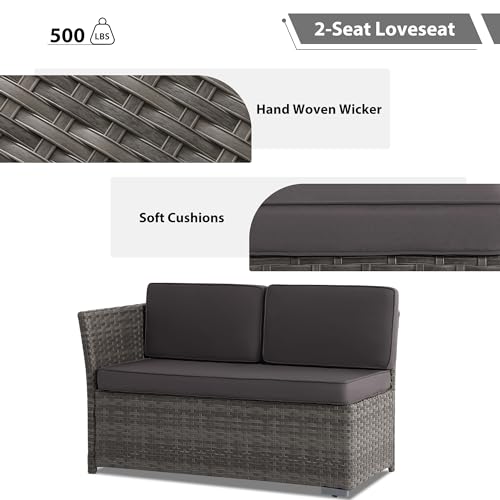 7 Piece PE Wicker Patio Dining Set U68917