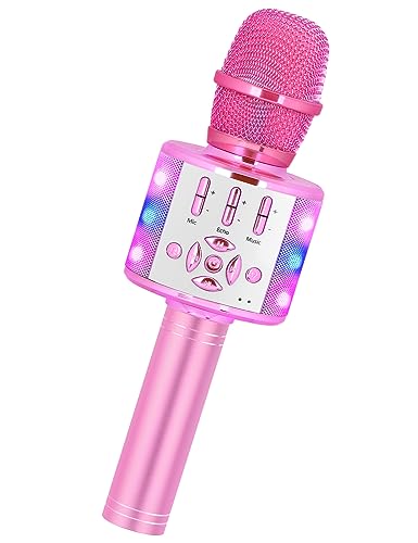 Kids Karaoke Microphone with LED Light I4415