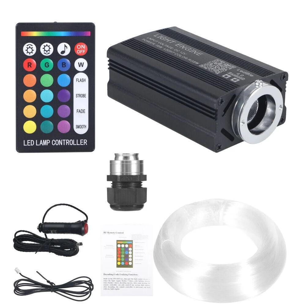 500pcs 6.5ft Fiber Optic Lights Star Headliner kit P23651