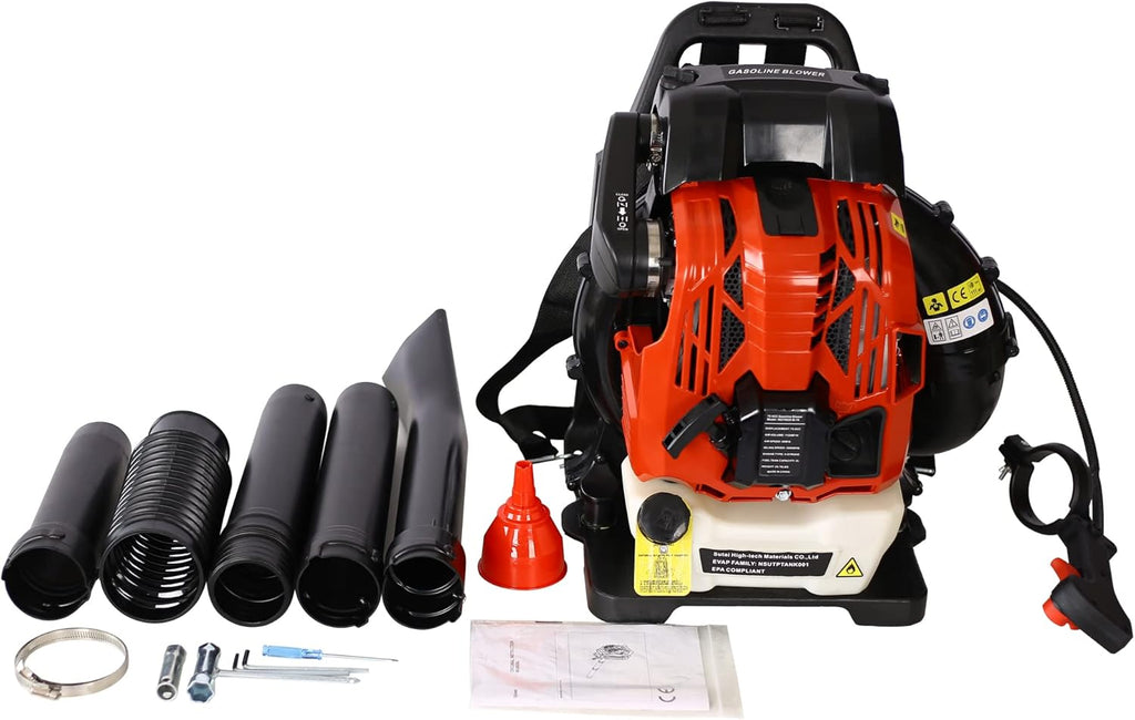 76cc 4-Cycle 530CFM Backpack Leaf Blower G4296
