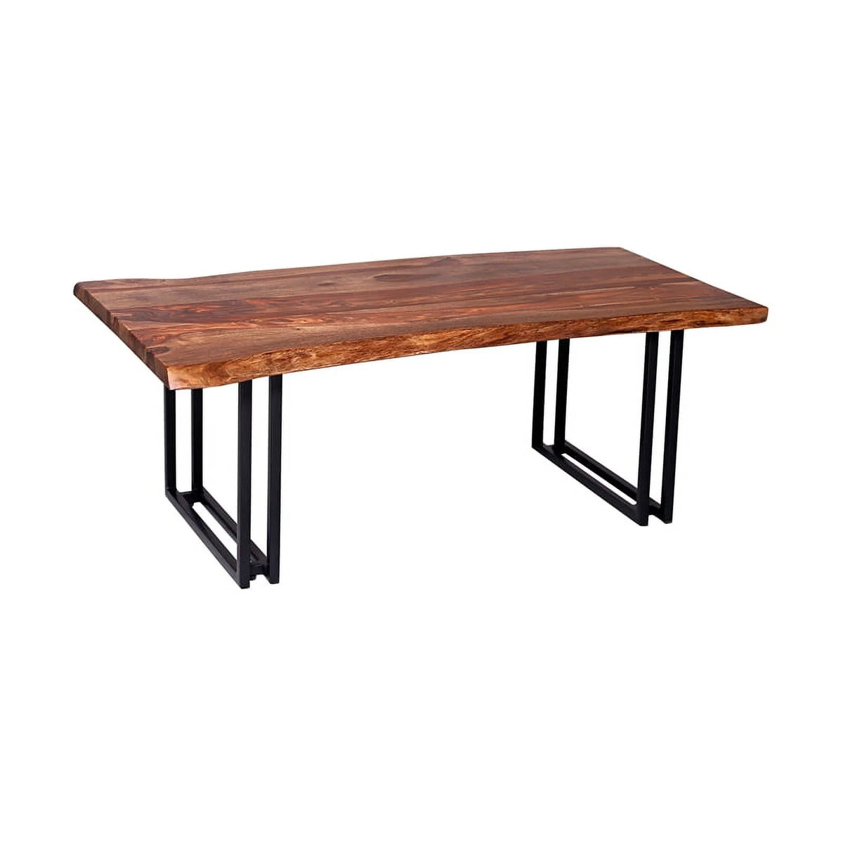 Solid Sheesham Wood Live Edge Coffee Table O37408