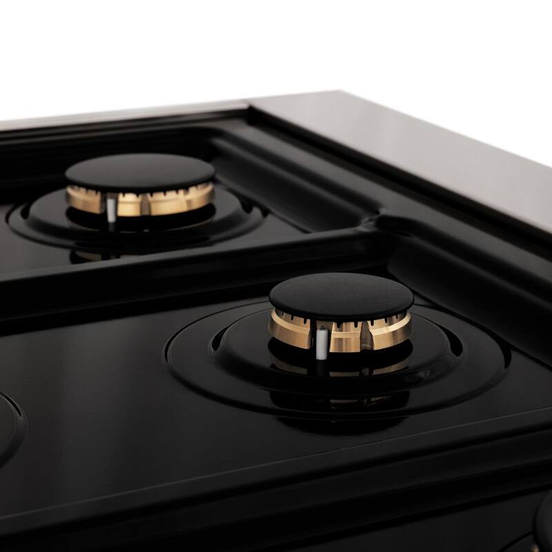 30 in. 4 Burner Dual Fuel Range in Stainless Steel Z23408