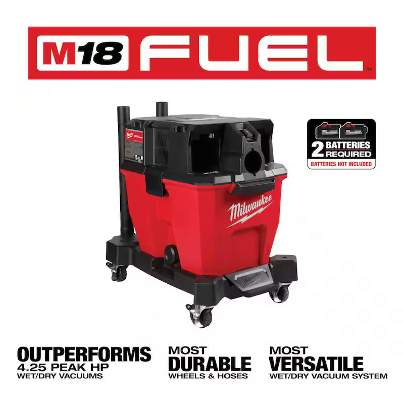 9 Gal. Cordless Wet/Dry Shop Vacuum with Utility Brush and Nozzle B6184
