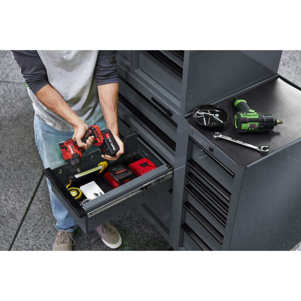 15 in. Slate Gray End Cabinet A237893