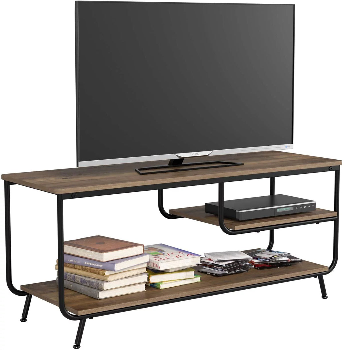 Wood 3 Tier TV Stand with Storage D667489