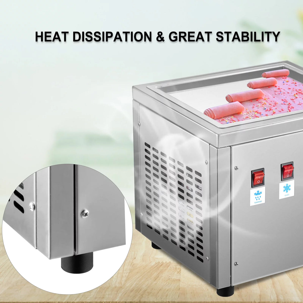 Fried Ice Cream Roll Machine M224