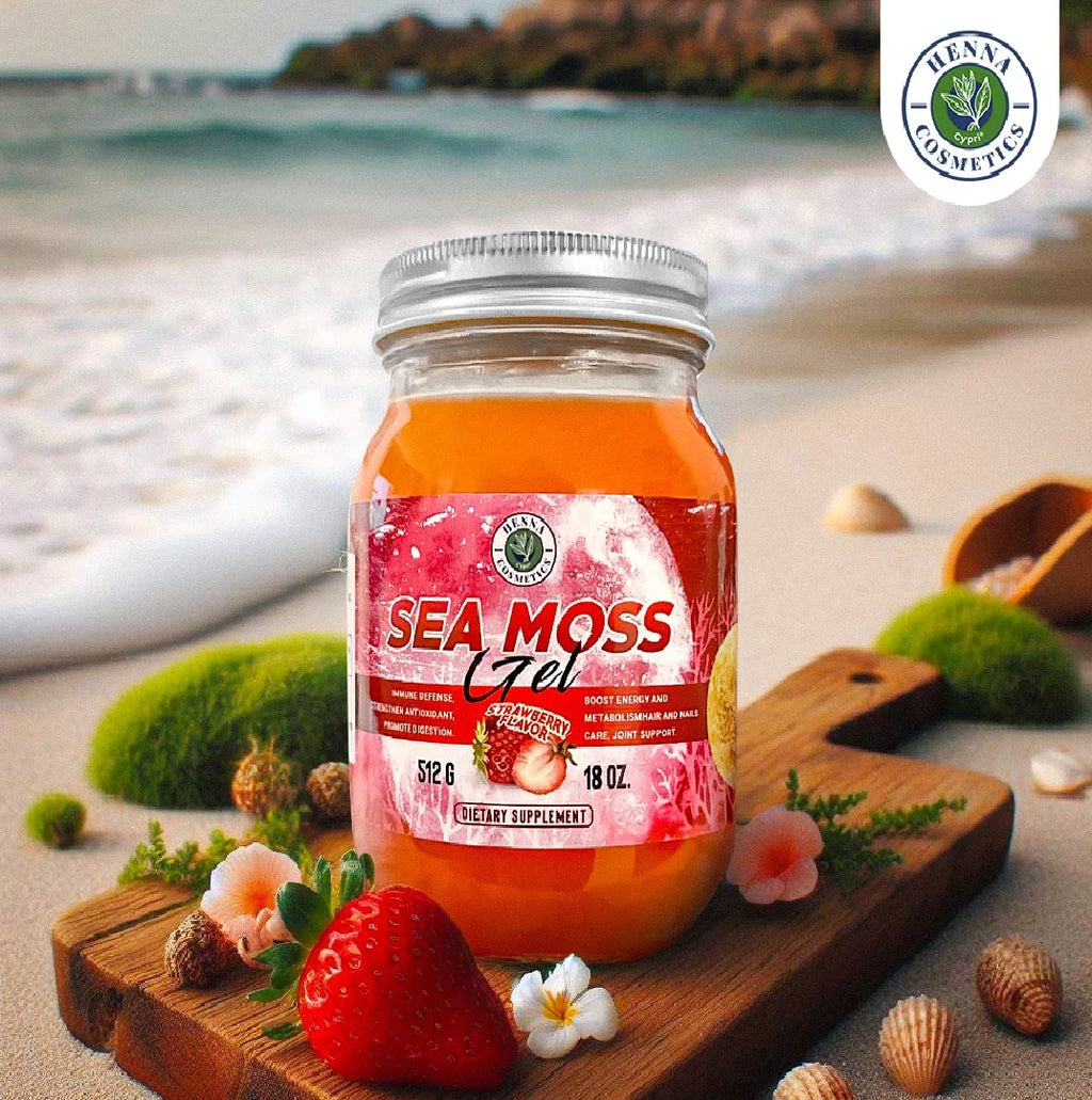 Strawberry Flavored Sea Moss Gel 18 OZ Z3183