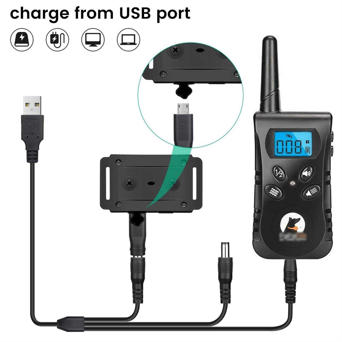 Shock Collar Charger Replacement R898