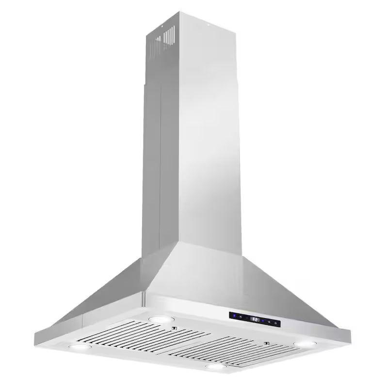 30 in. 380 CFM Convertible Ductless Island Range Hood M347619