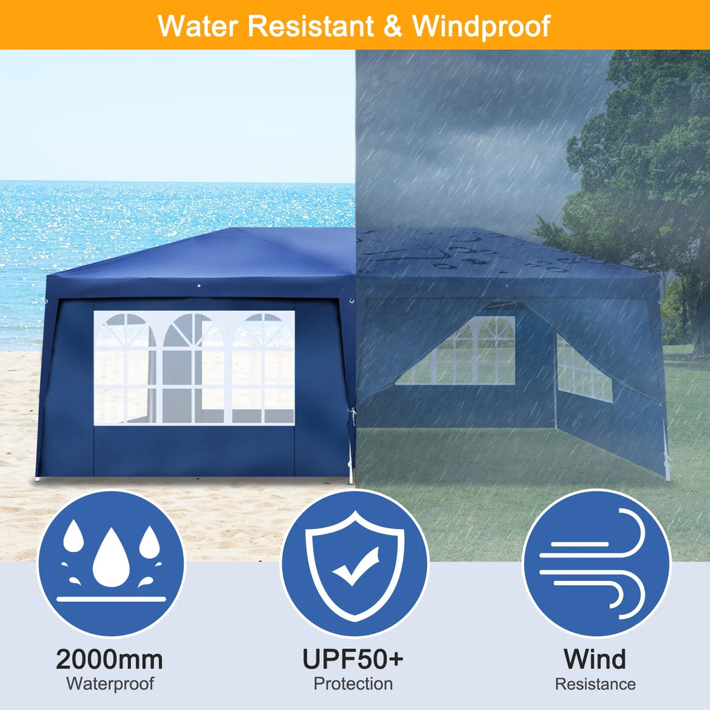 10'x20' Pop Up Canopy Tent with Carry Bag T570015