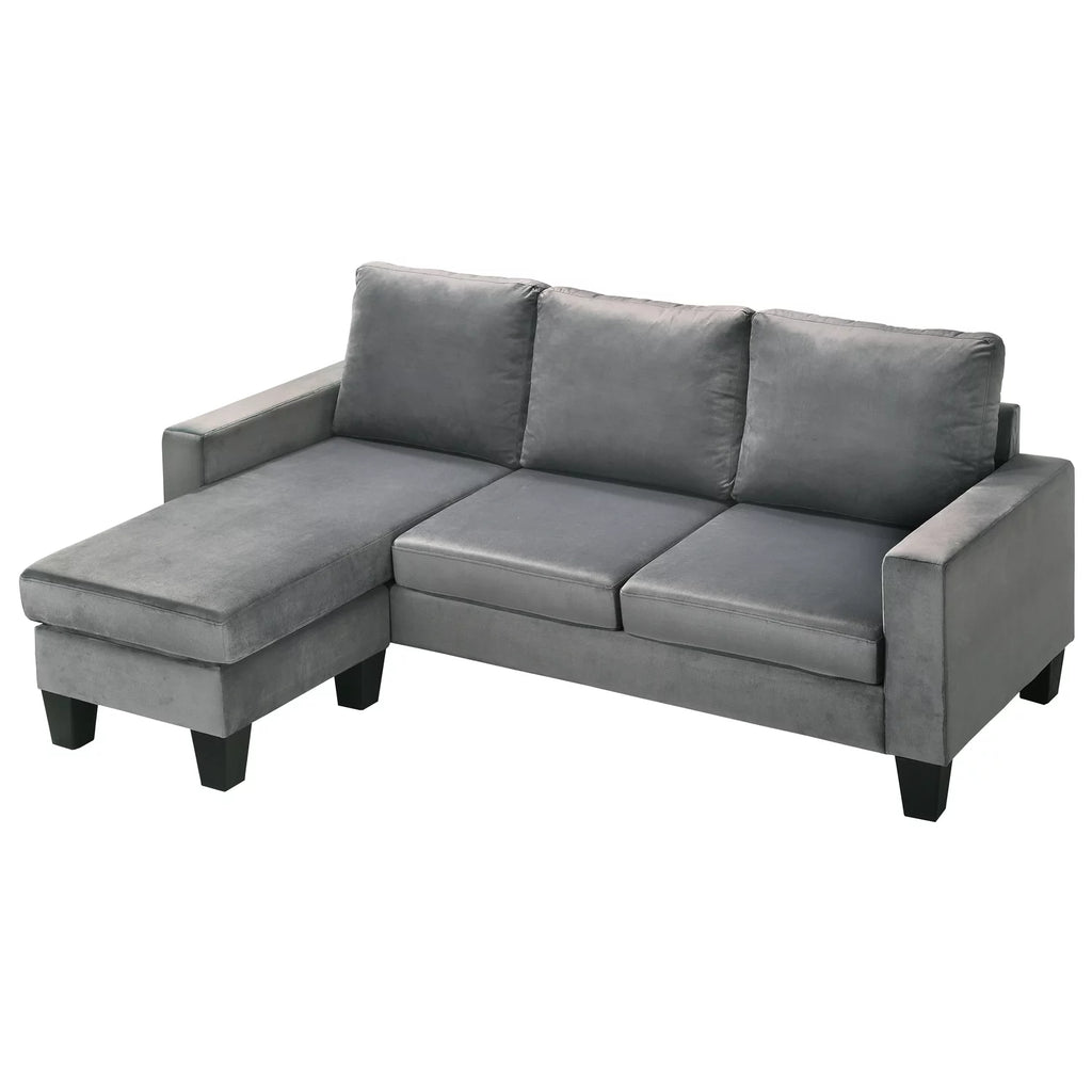 Gray Sofa Chaise M9512