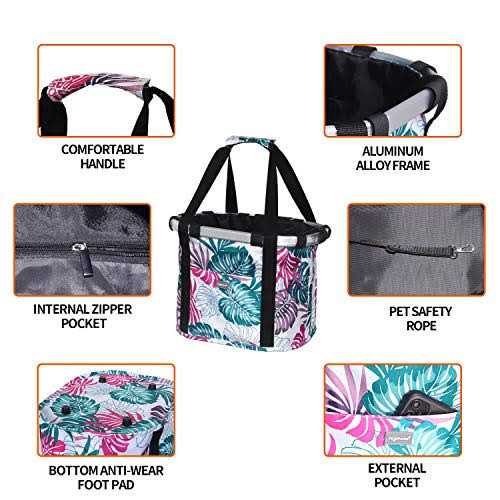 Folding Detachable Bicycle Handlebar Basket P793841