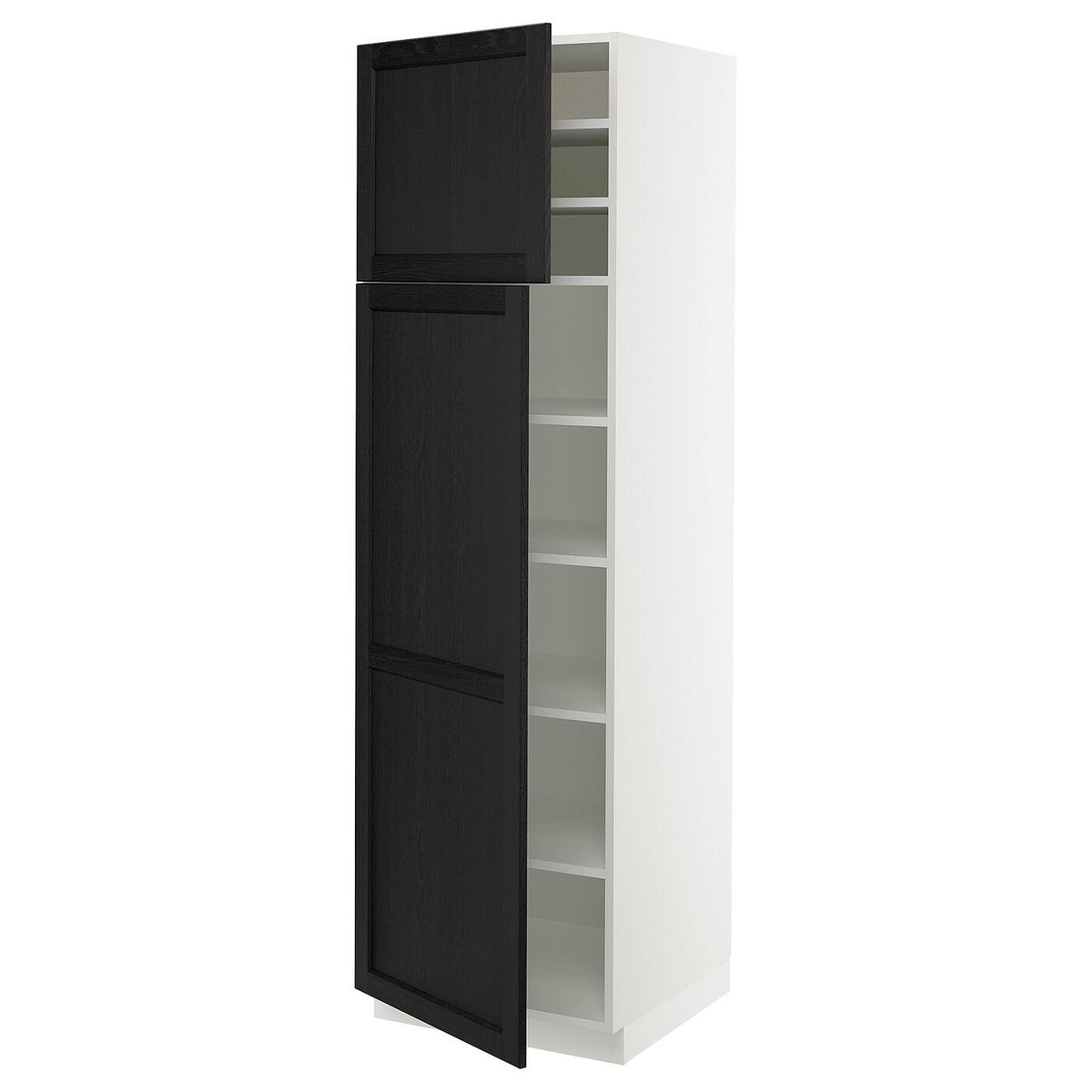 White High Cabinet with 2 Doors D547829