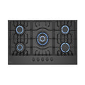 30 in. Gas Stove Cooktop with 5 Burners in Black Tempered Glass X9131