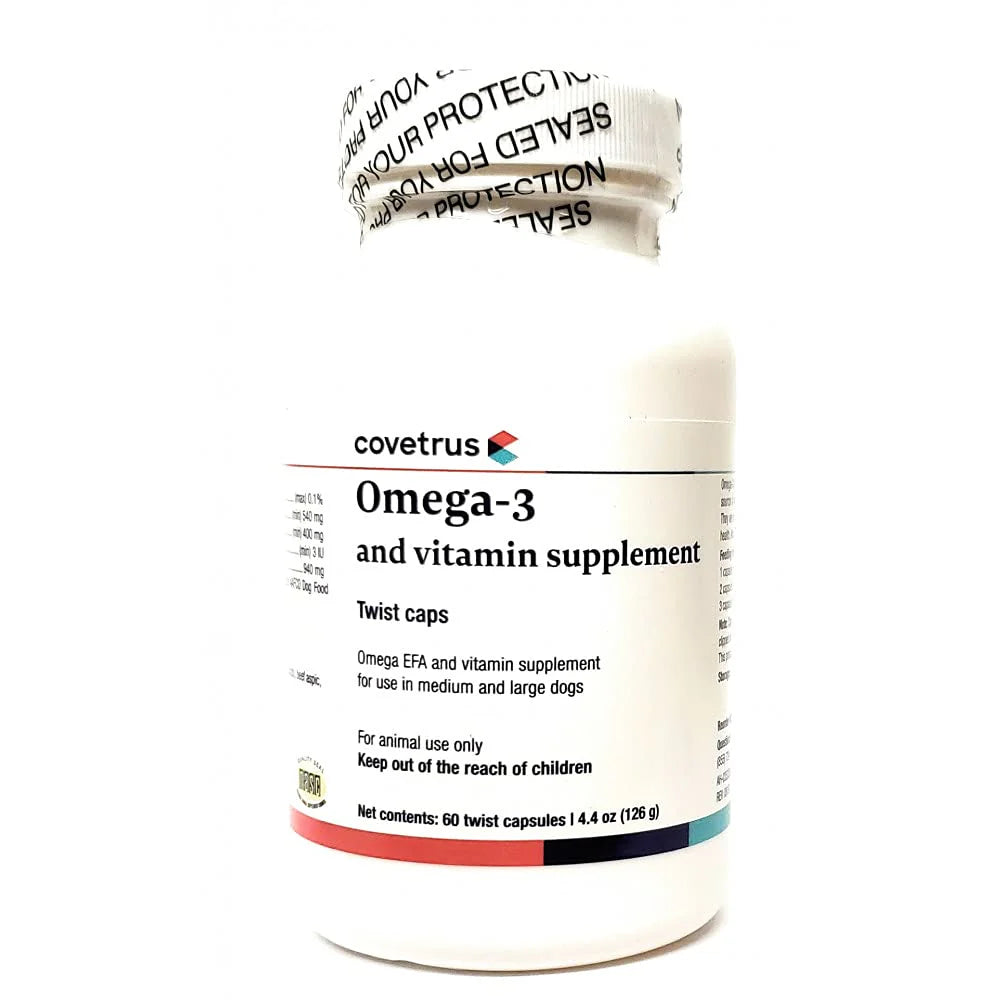 Omega 3 Plus Twist Tips for Medium to Large Dogs 60 Capsules V121840