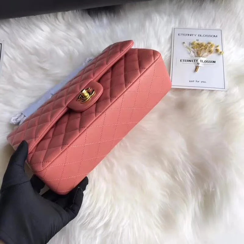 Lambskin Leather Flap Bag Q339120