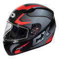Red Snowmobile Helmet P555