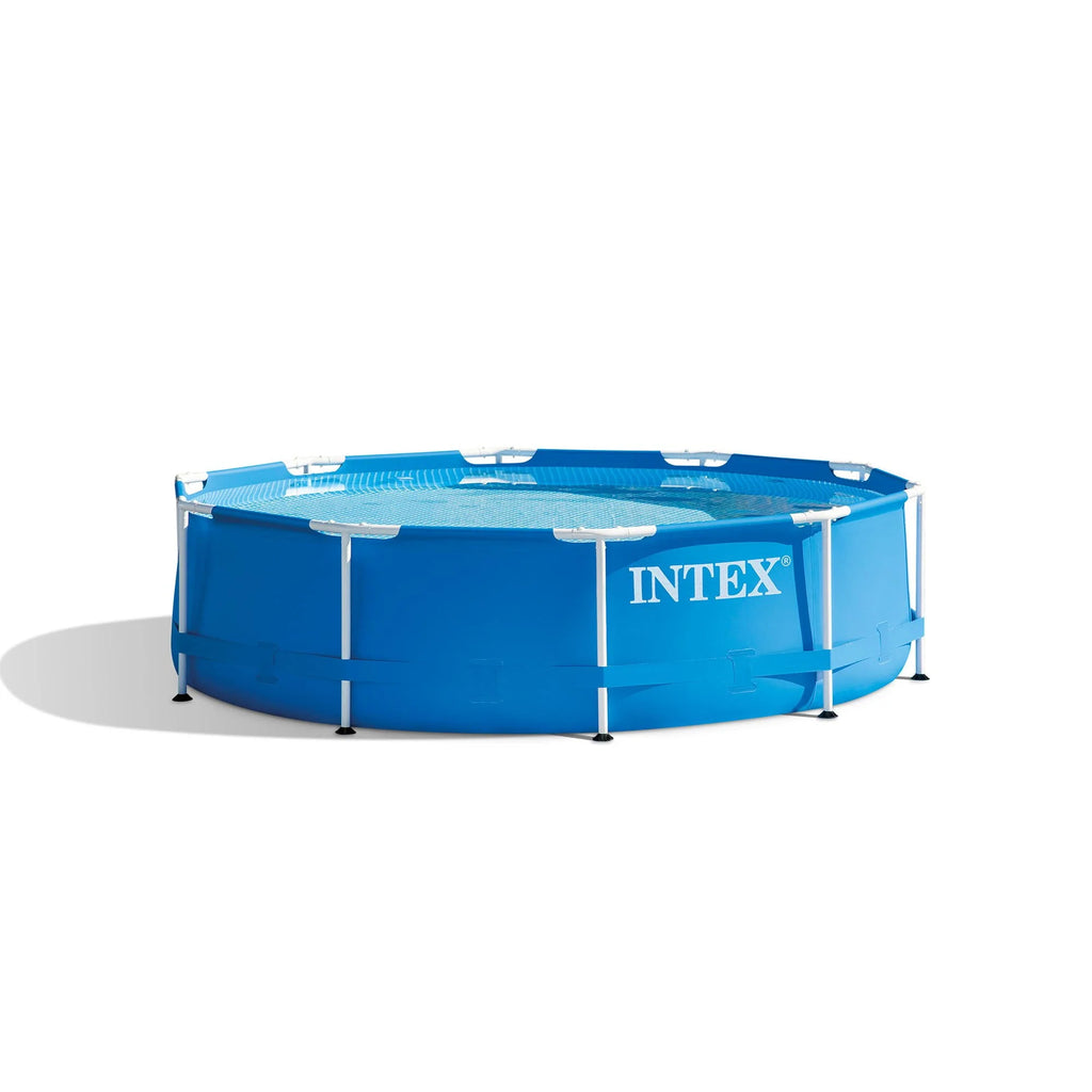 Above-Ground Pool Ladder with 10 x 2.5-Foot Pool Set with Filter Pump O305524