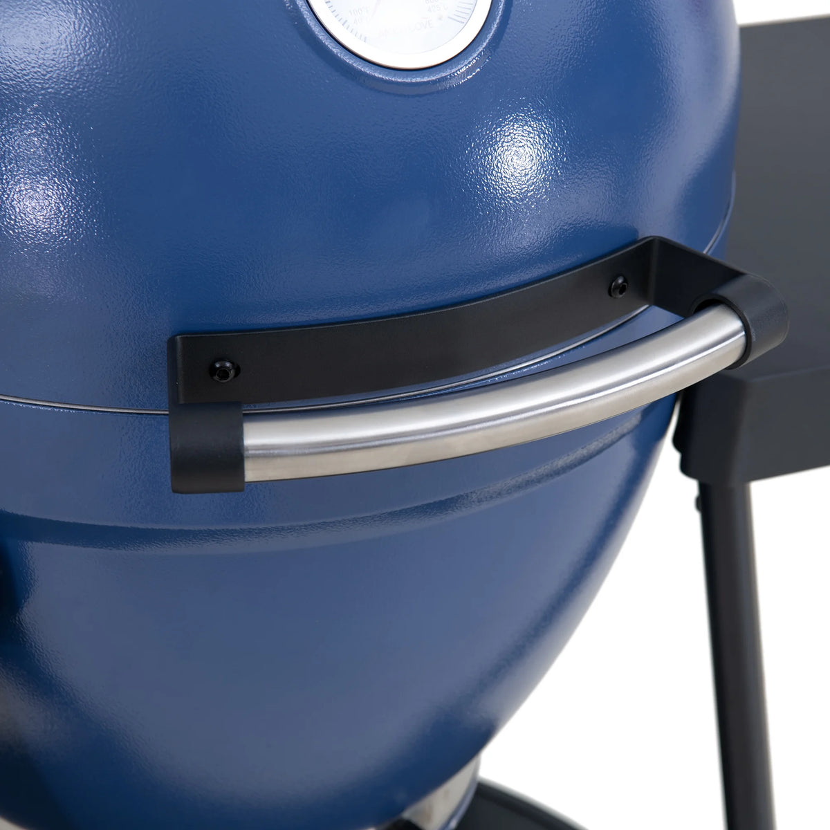 Green Egg-shaped Grill with Pizza Plate J687124