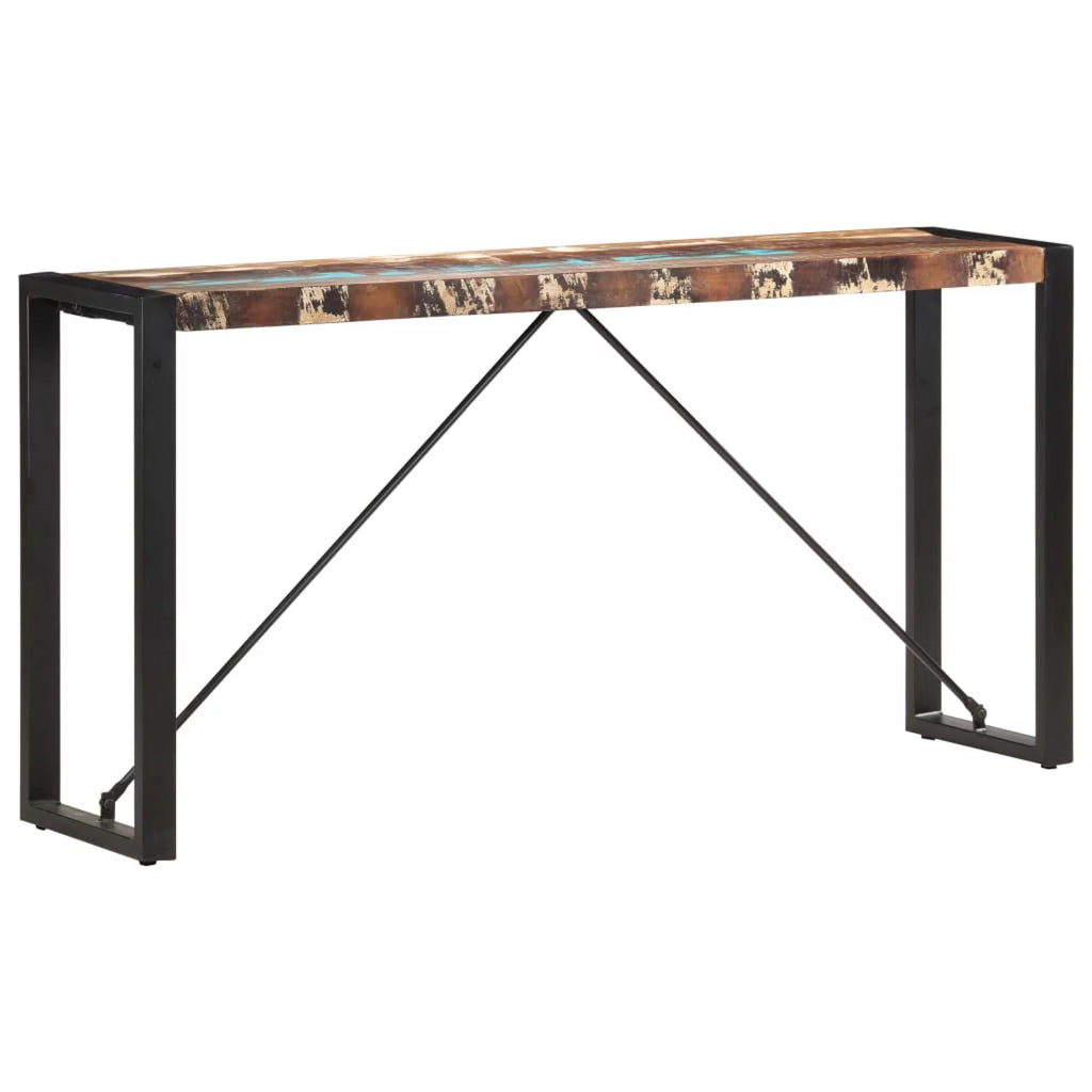 Solid Reclaimed Wood Console Table D5487