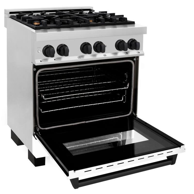 30 in. 4 Burner Dual Fuel Range in Stainless Steel Z23408