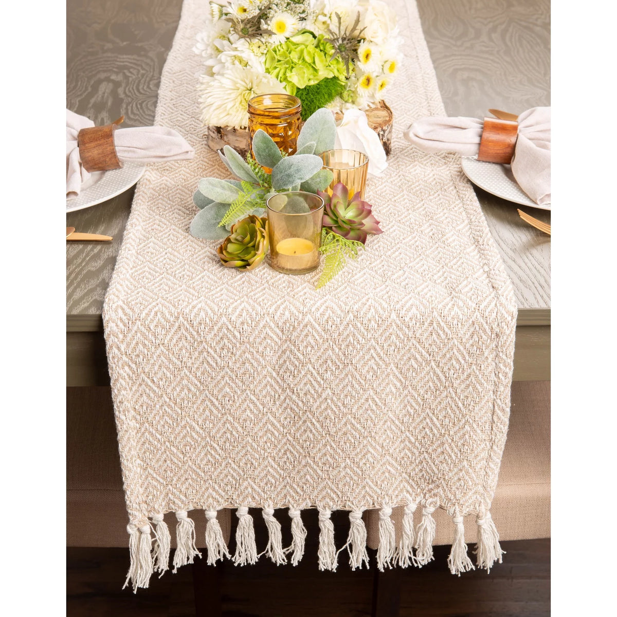 Cotton Table Runner O96274