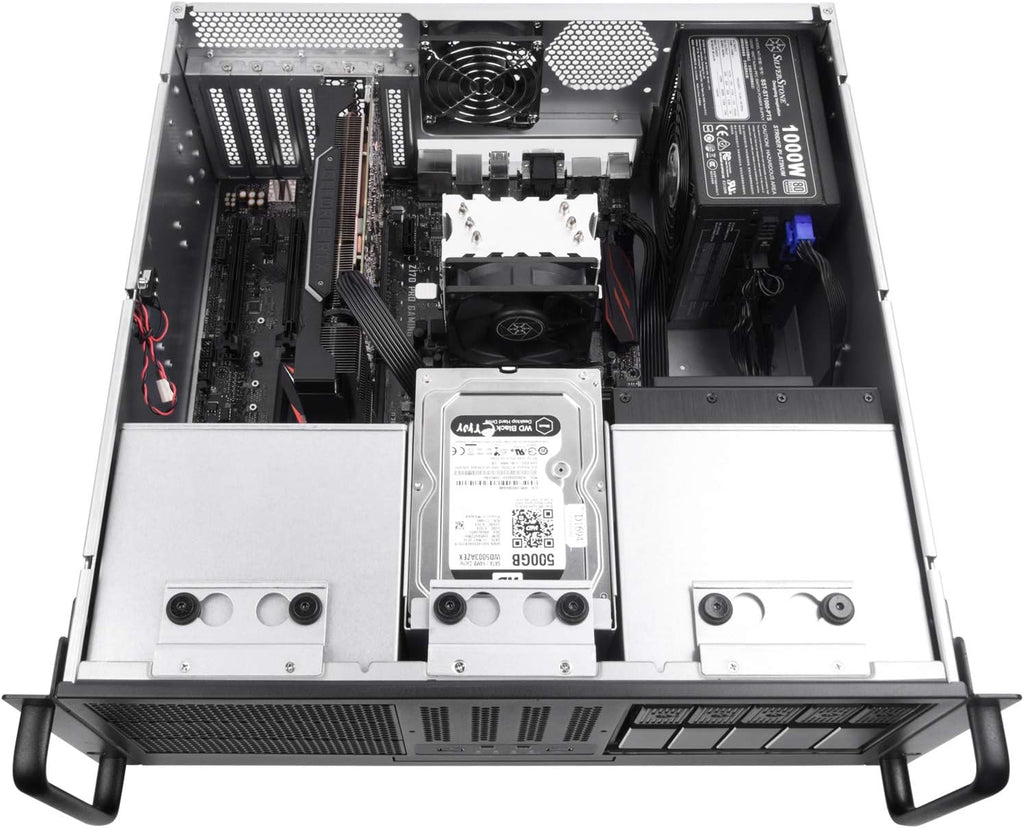 4U Rackmount Server Case with 5 x 3.5 Hot-Swappable Bay and 3 x 5.25 Bays Z476