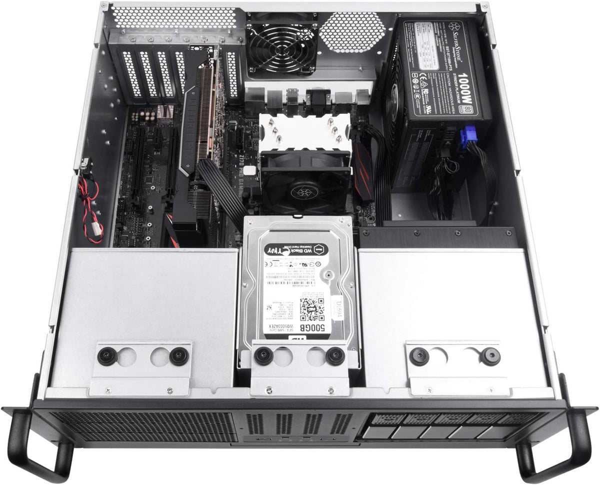 4U Rackmount Server Case with 5 x 3.5 Hot-Swappable Bay and 3 x 5.25 Bays Z476