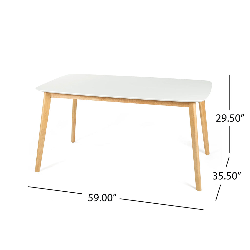 Mid Century Modern Wood Dining Table O540