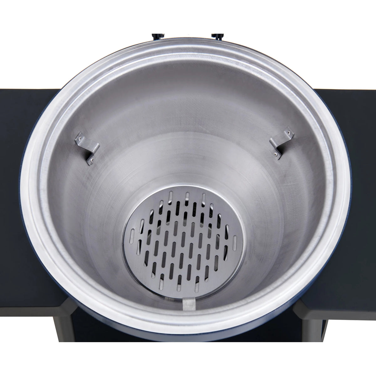 Green Egg-shaped Grill with Pizza Plate J687124
