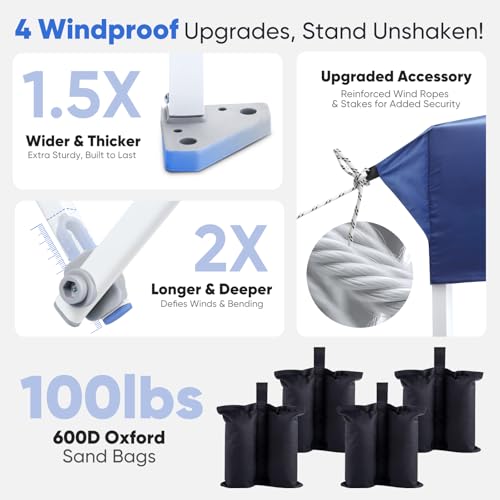 10x10 Pop Up Canopy with Weight Bags M687399
