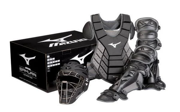 Adult Baseball Catcher's Gear Set - Black/Grey H231071