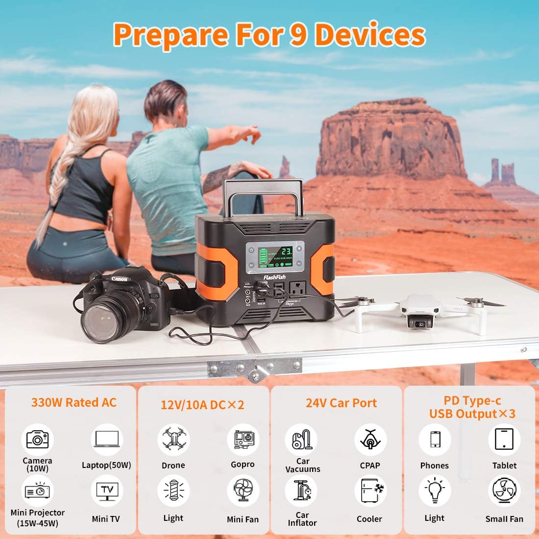 330W Portable Power Station J329131