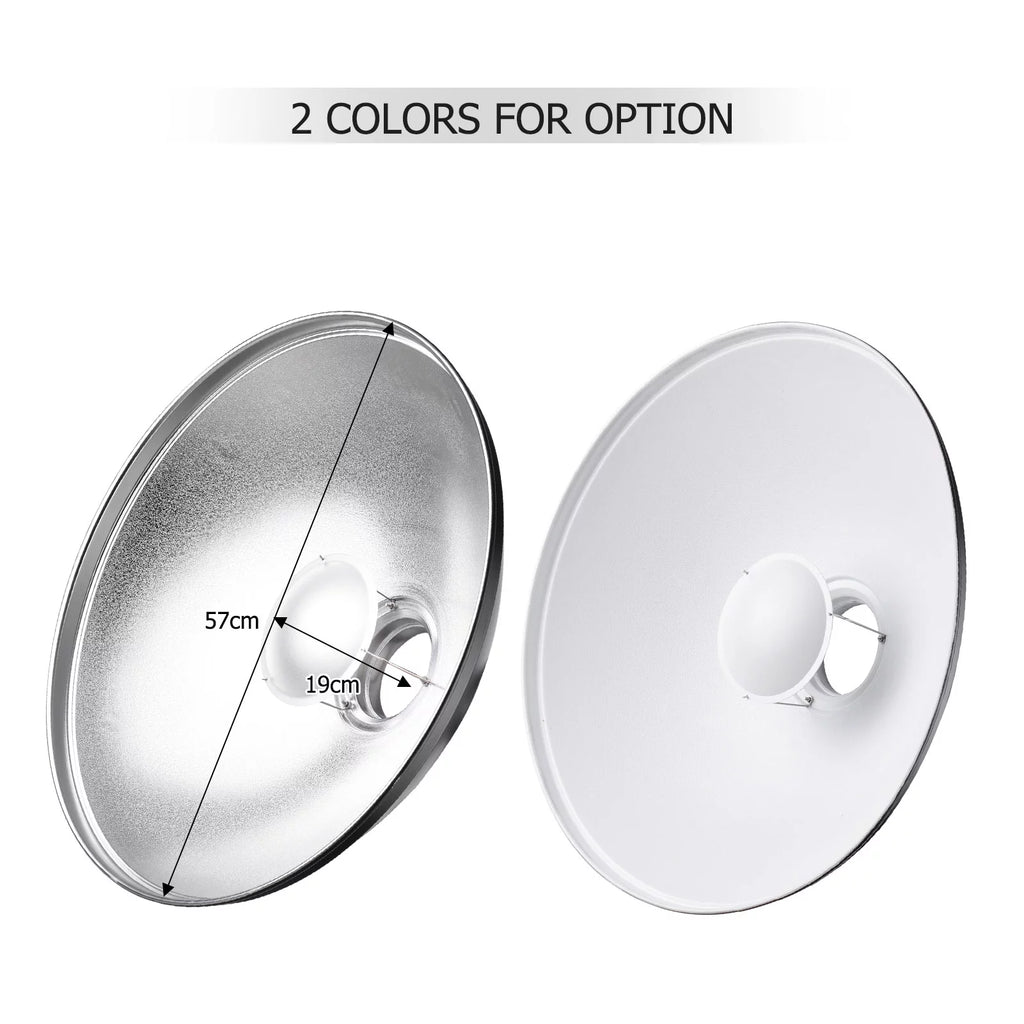 22 Inch Beauty Dish Reflector Diffuser with Honeycomb Soft Cloth G983