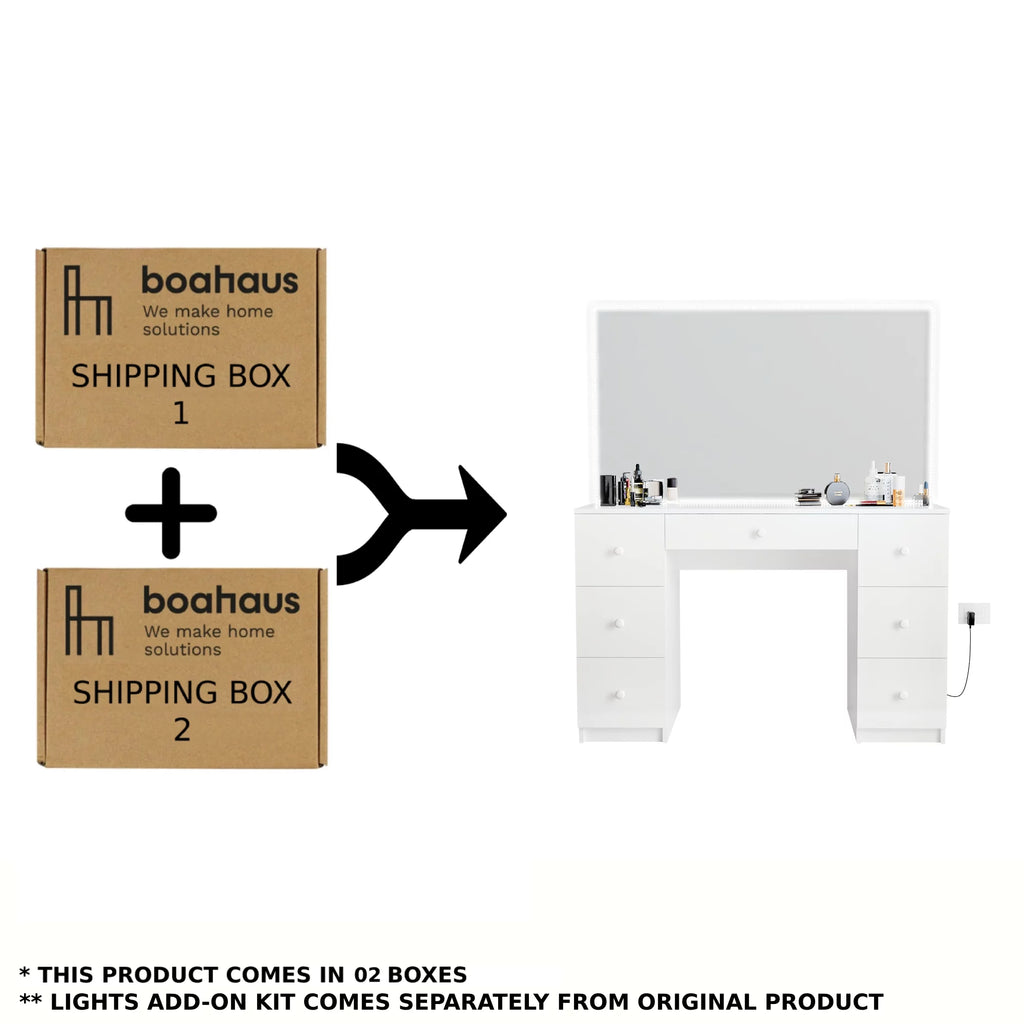 Modern Lighted Vanity Table B354618