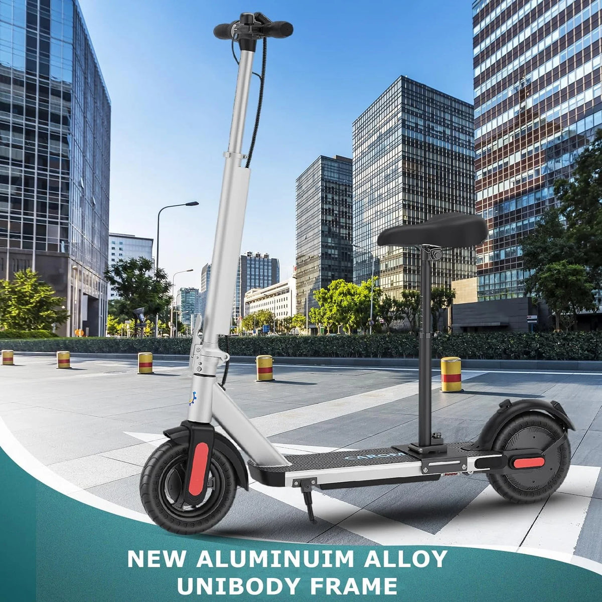 Electric Scooter for Adults, 20 Mph 25 Miles Range, 500W Foldable T657525