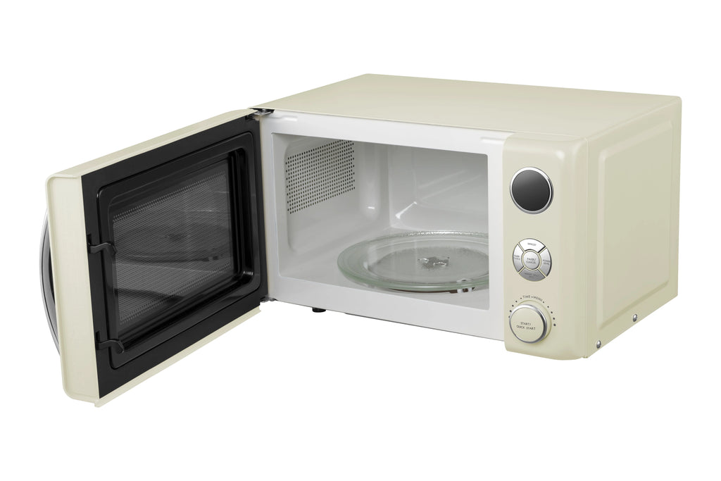 0.7 Cu. ft. 700 Watts Cream Countertop Microwave Oven Y2656