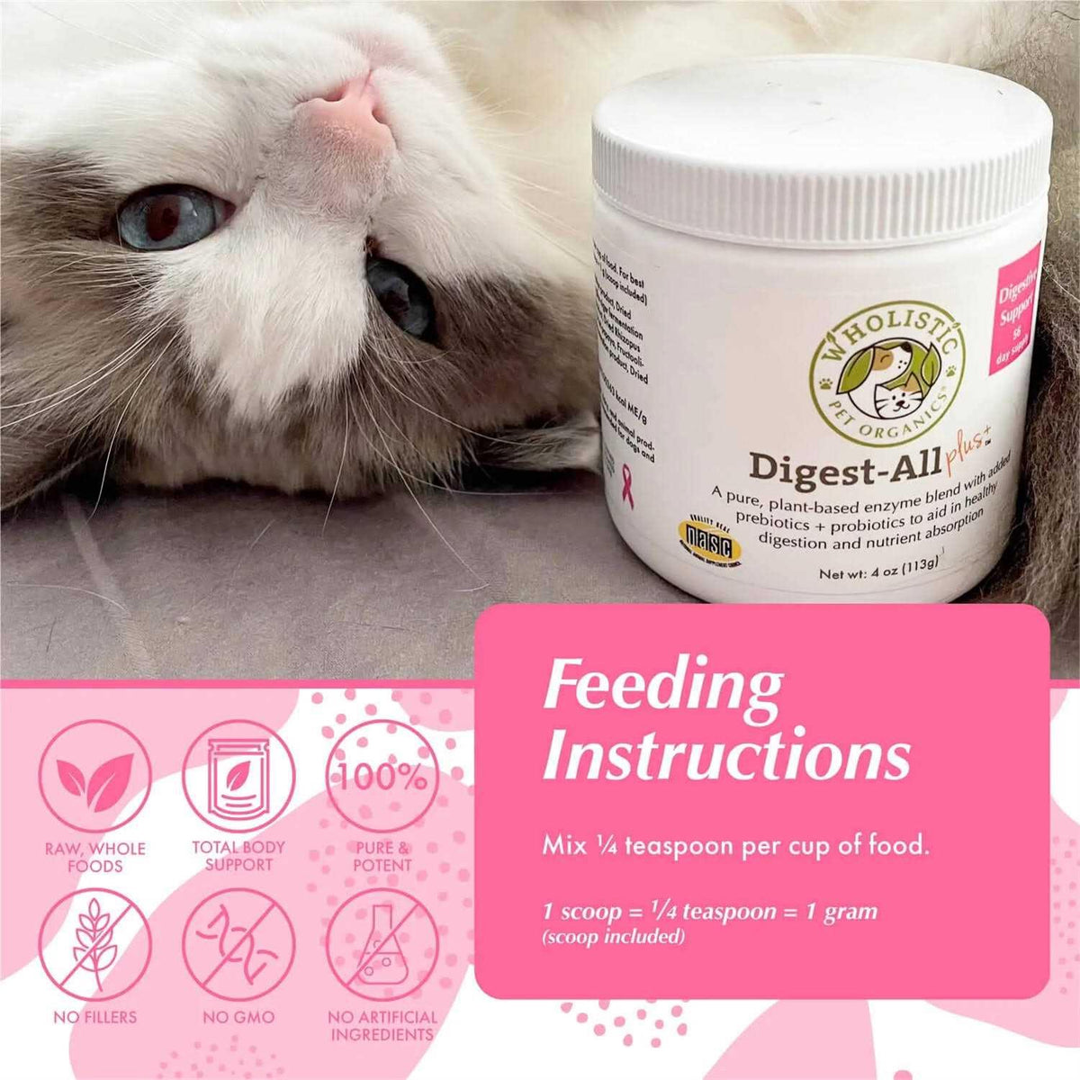 Pet Organics Digest All Plus Pet Supplies W883