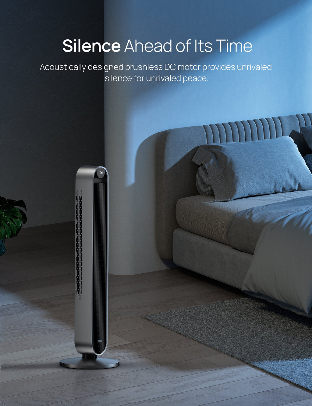 Tower Fan with Remote 42 Inch 12 Speeds 12H Timer F4852