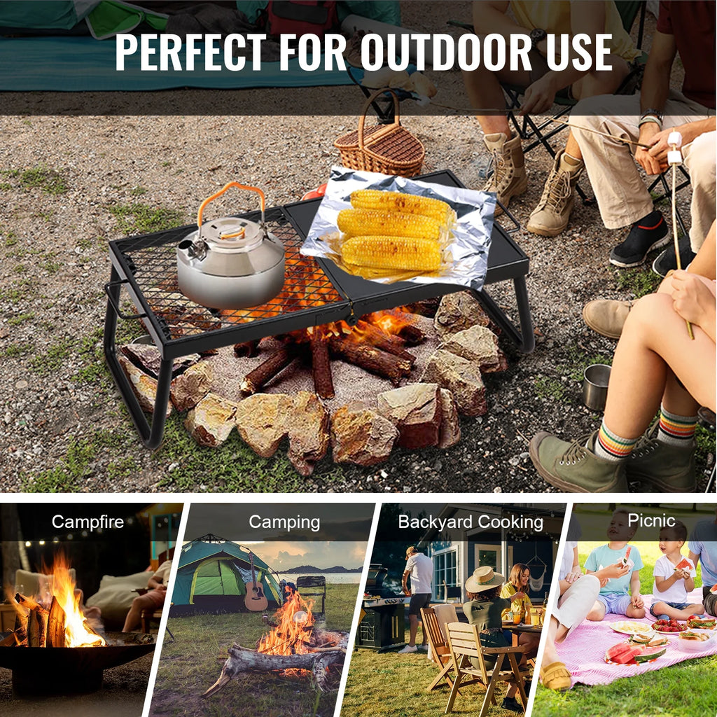 Folding Steel Campfire Grill A306