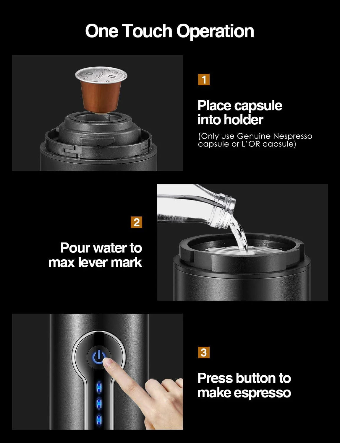 Portable Espresso Maker E950047