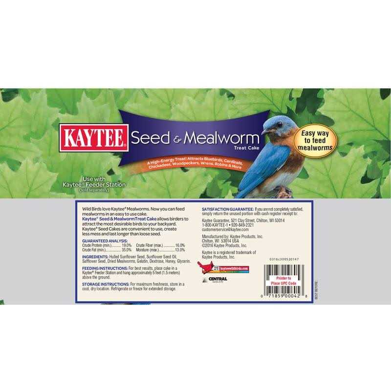 Seed & Mealworm Cake Z39305