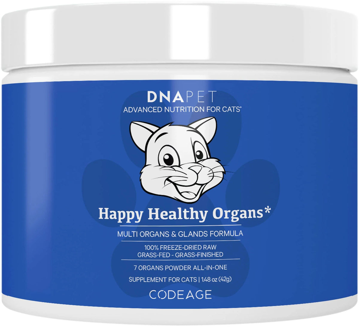 Freeze-Dried Raw Bovine Organ Supplement for Cats 1.48 oz A1984
