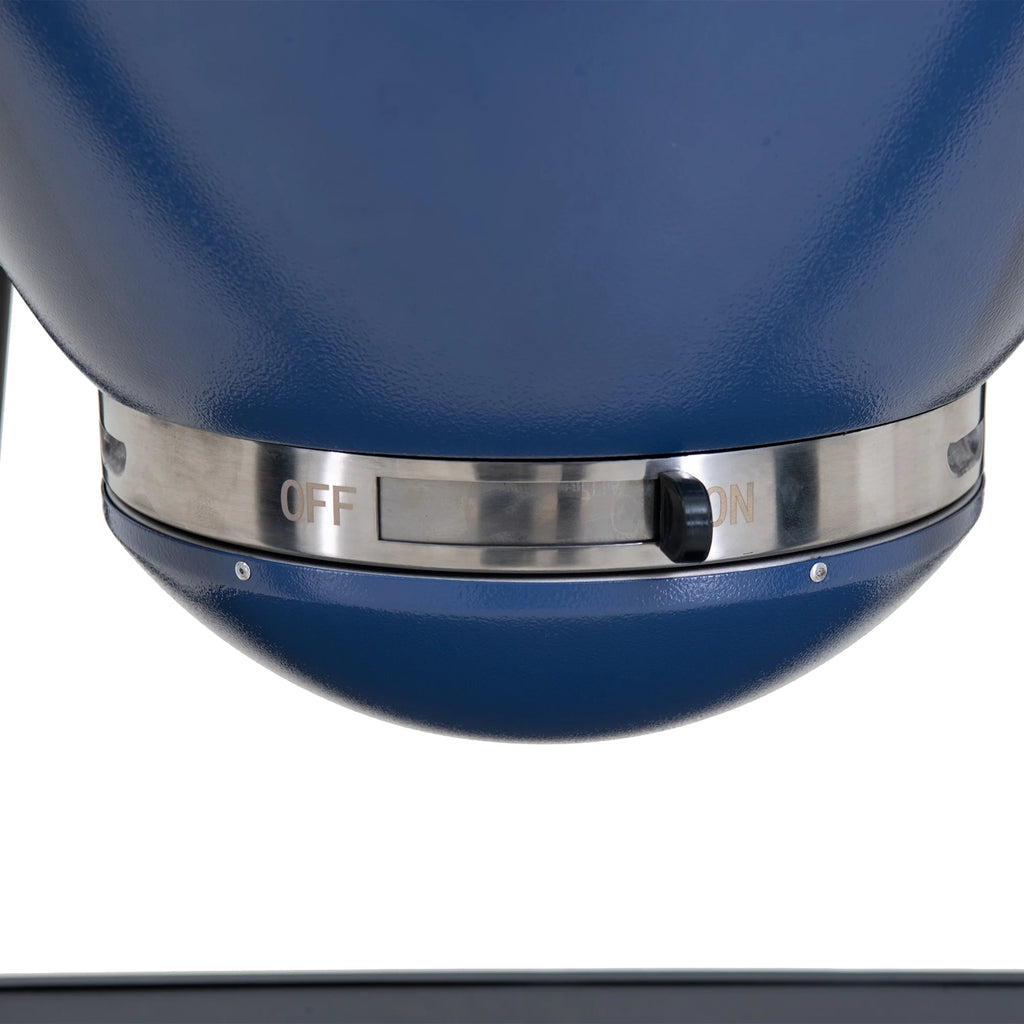 Green Egg-shaped Grill with Pizza Plate J687124