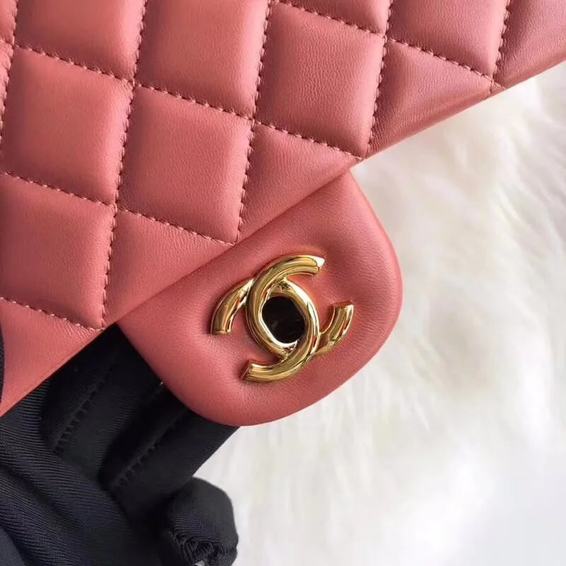 Lambskin Leather Flap Bag Q339120
