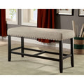 Antique Black Counter Height Bench J6375