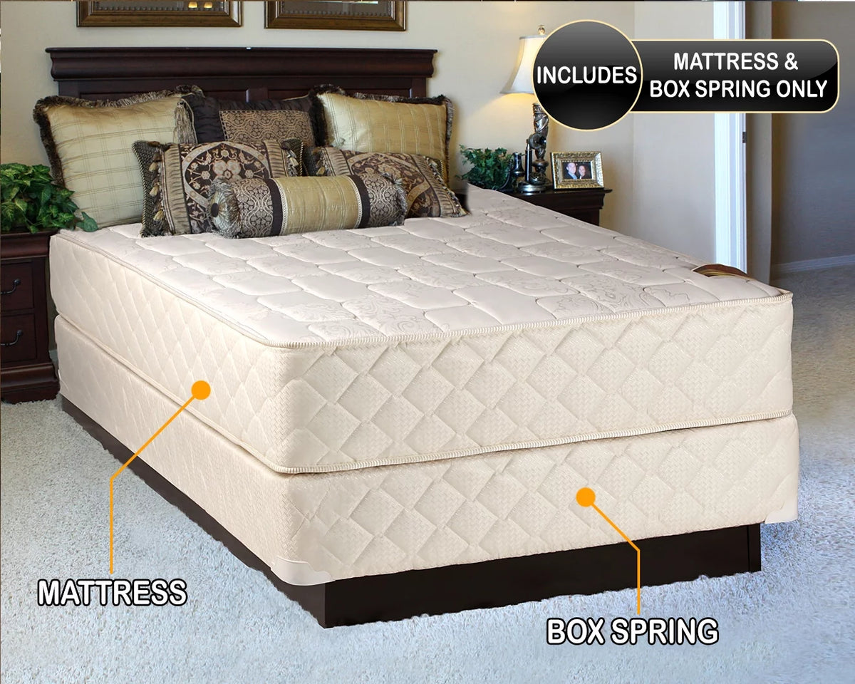 Twin XL Size Mattress and Low 5 Height Box Spring Set Z1058
